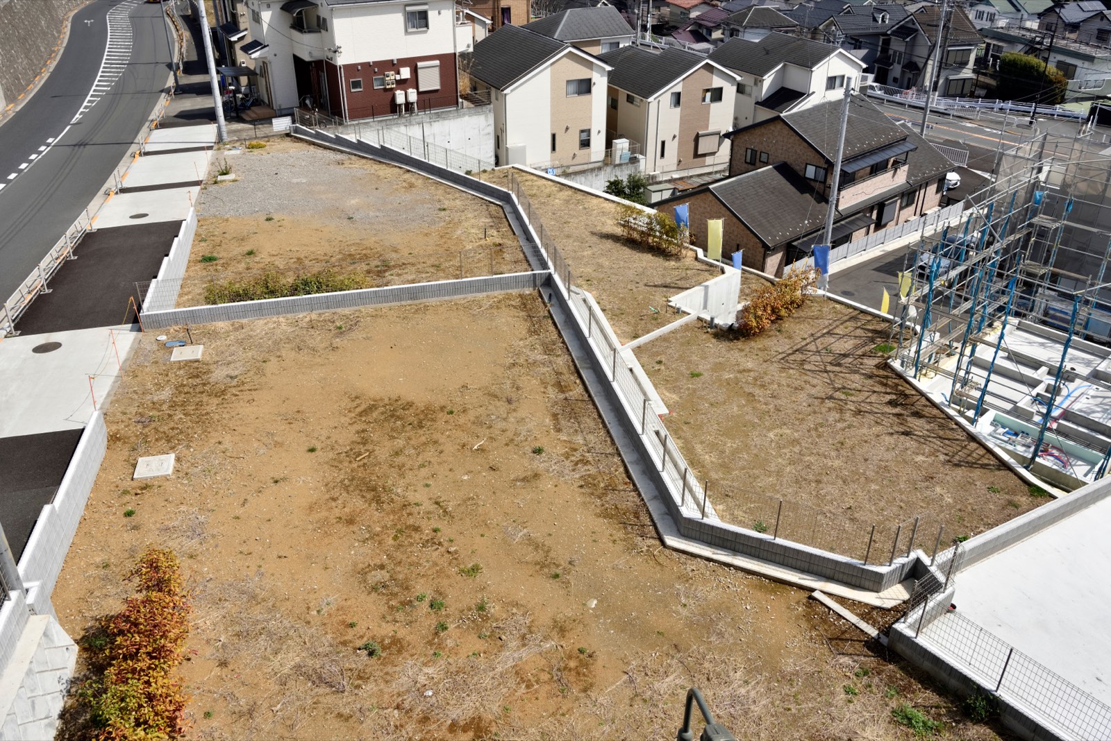 宅地造成工事の現場